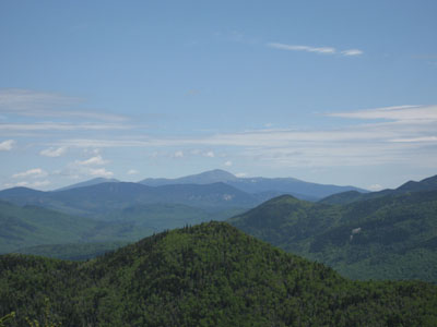 Looking at Mt. Washington from Loon Mountain's North Peak - Click to enlarge