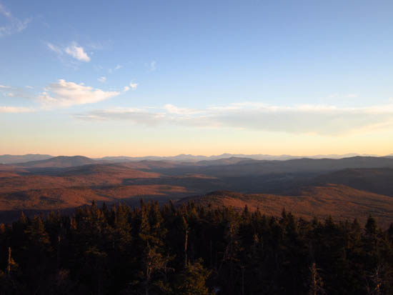 Looking toward Grafton Notch from the Magalloway Mountain fire tower - Click to enlarge