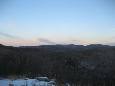 Looking at Foss Mountain from the summit of Mary's Mountain - Click to enlarge