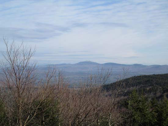 Looking at Mt. Cardigan from near the summit of Melvin Hill - Click to enlarge