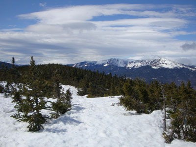 The Carter-Moriah Trail between South and Middle Carter