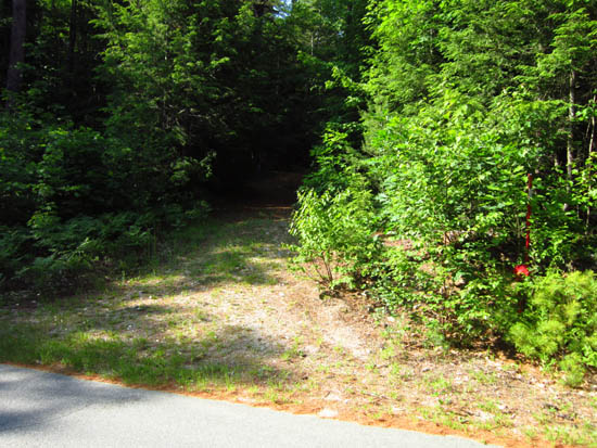 The Gates Brook Trail trailhead