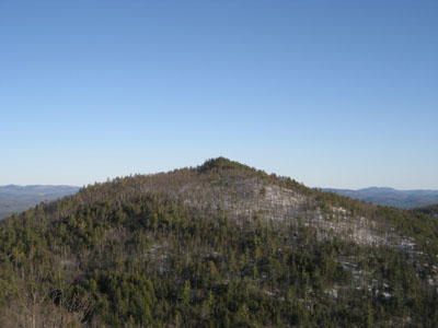 Middle Mountain as seen from Peaked Mountain