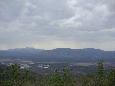 Mt. Chocorua and the Moats as seen from Middle Mountain - Click to enlarge