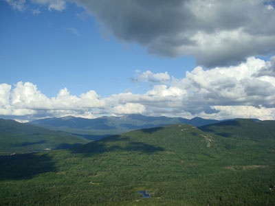 Looking at the Presidentials from near the Middle Sugarloaf summit - Click to enlarge