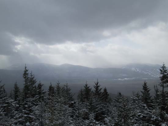 Looking at Mt. Tom and Bretton Woods from near the summit of Millen Hill - Click to enlarge
