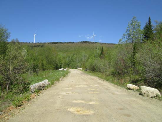 The tower access road