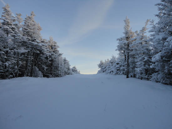 Looking up the Taft Trail near the top of Mittersill Peak
