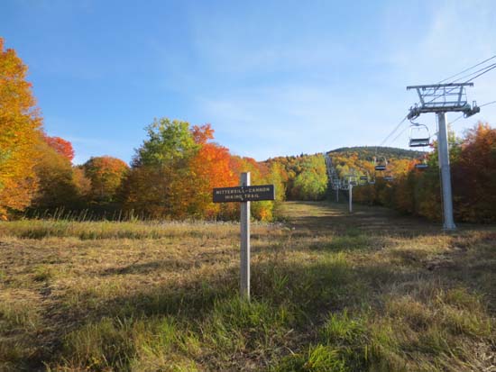 The Mittersill-Cannon Trail trailhead