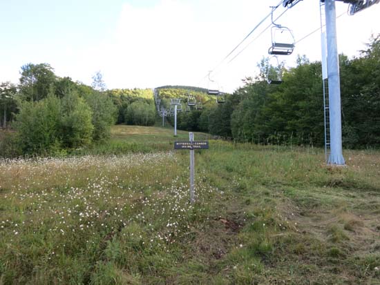 The Mittersill-Cannon Trail trailhead