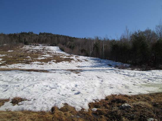 The bottom of the old ski area