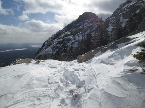 The looking at Mt. Chocorua from the upper Piper Trail