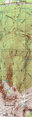Topographic map of Mt. Adams - Click to enlarge