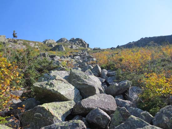 Looking up King Ravine