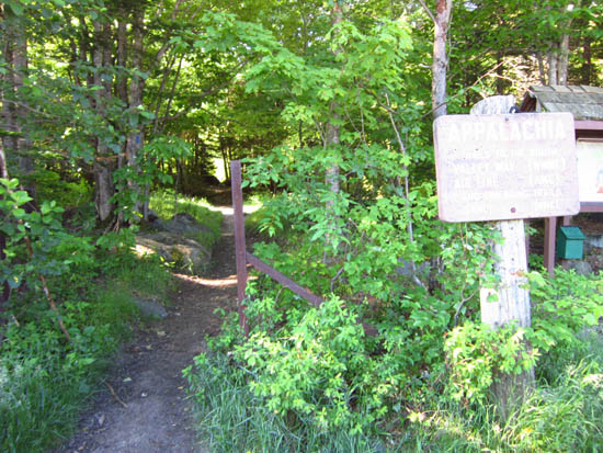 The Air Line trailhead at Appalachia