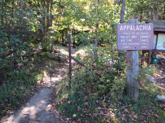 The Appalachia trailhead