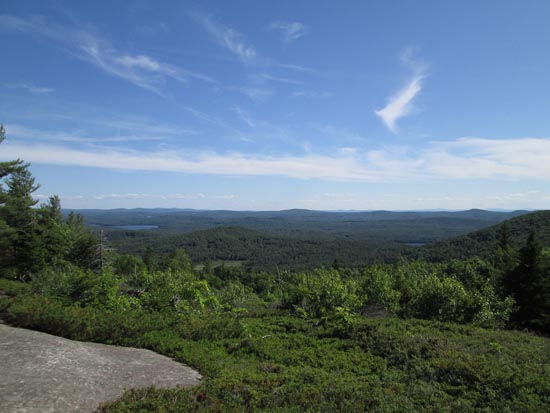 Looking south from the Mt. Anna viewpoint on the Anna-Old Stage Road Link - Click to enlarge