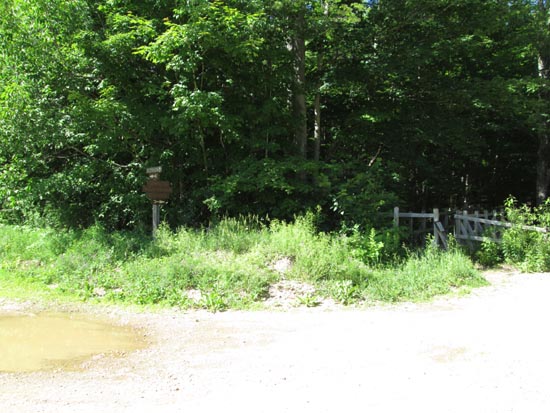 The Old Stage Road trailhead at Camp Bell