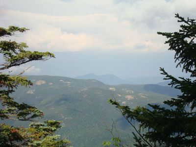 Looking at Mt. Crawford and Mt. Resolution from near the old fire tower on the subpeak of Mt. Bemis - Click to enlarge