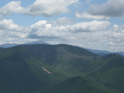 Mt. Bond (center) as seen from Mt. Flume
