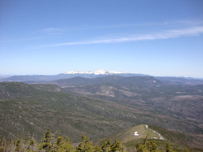 Looking at Mt. Washington from Mt. Bond - Click to enlarge