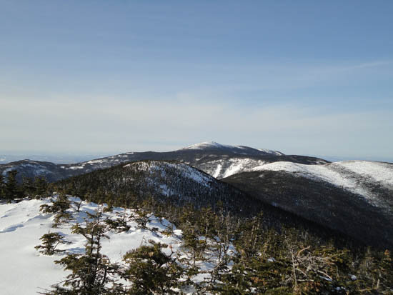 Looking at South Twin from Mt. Bond - Click to enlarge