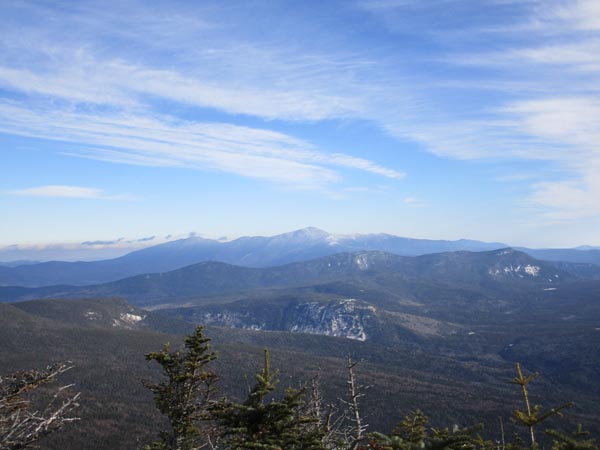 Looking at Mt. Washington from Mt. Bond - Click to enlarge