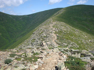 The Bondcliff Trail on the way to Mt. Bond