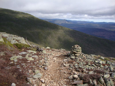 The Bondcliff Trail on the way to Mt. Bond