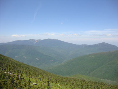 The Franconias and Garfield as seen from West Bond - Click to enlarge