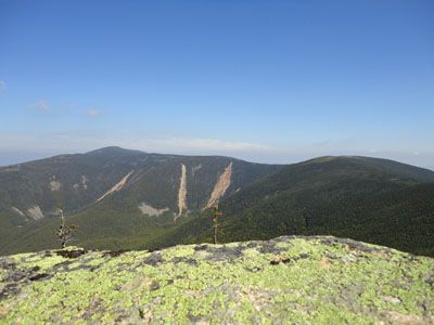 Looking at South Twin and Mt. Guyot from West Bond - Click to enlarge