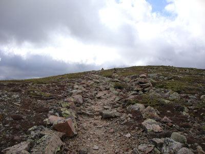 The Bondcliff Trail on the way to West Bond