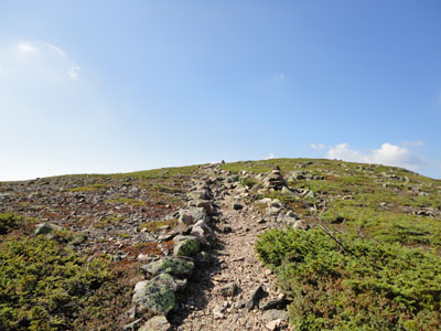 The Bondcliff Trail on the way to West Bond