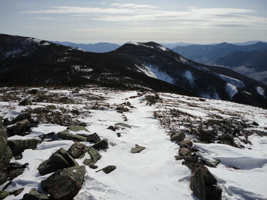 Heading over South Guyot to West Bond on the Bondcliff Trail