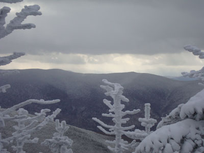 Mt. Waumbek and Mt. Starr King as seen from near the summit of Mt. Cabot - Click to enlarge