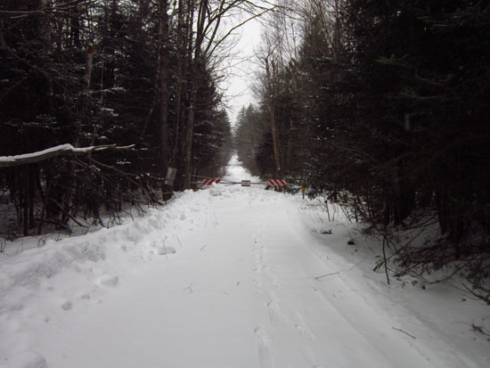 The York Pond Trail trailhead