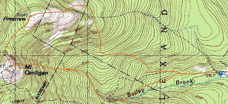 Mount Cardigan Trail Map Mt. Cardigan, Firescrew - New Hampshire - May 9, 2011 Hike Trip Report -  Franklinsites.com Hiking Guide