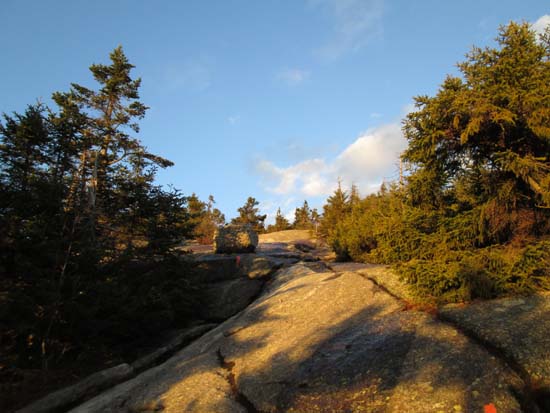 Looking up the West Ridge Trail