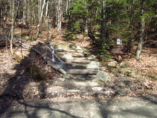 The West Ridge Trail trailhead