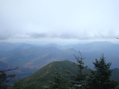 Looking to the east from the Mt. Carrigain summit lookout tower - Click to enlarge