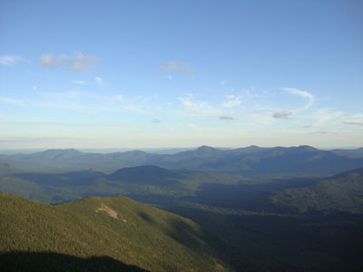Looking at the Sandwich Range from the Mt. Carrigain summit lookout tower - Click to enlarge
