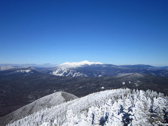 Looking at Mt. Washington from the Mt. Carrigain summit lookout tower - Click to enlarge