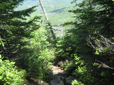 Looking down the Desolation Trail