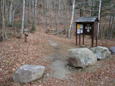 Signal Ridge Trail trailhead on Sawyer River Road