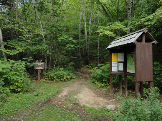 Signal Ridge Trail trailhead on Sawyer River Road
