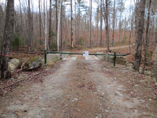 The John F. Woodhouse Trail trailhead off North Groton Road