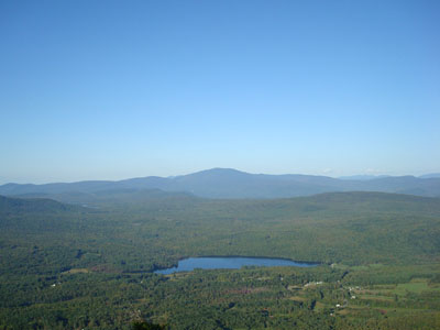 Looking at Mt. Moosilauke from the north peak of Mt. Cube - Click to enlarge