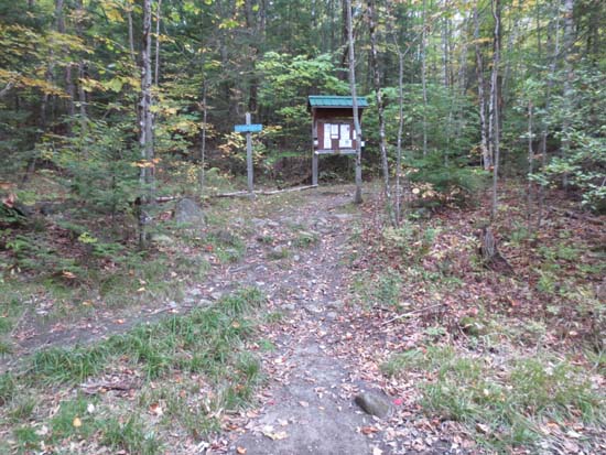 The Cross-Rivendell trailhead on Baker Road