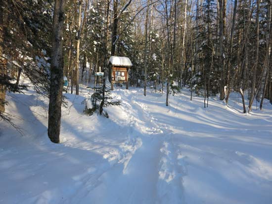 The Cross-Rivendell trailhead on Baker Road