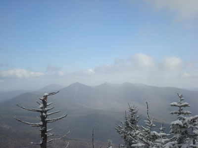 Looking at Mt. Tripyramid from near the summit of East Osceola - Click to enlarge